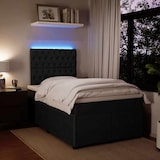 thumbnail of vidaXL Boxspringbett mit Matratze Schwarz 120x200 cm Samt