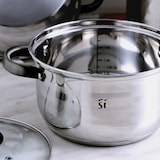 thumbnail of San Ignacio - Batería de Cocina Hita 16/18/20/24cm en Acero Inoxidable Apto para Inducción