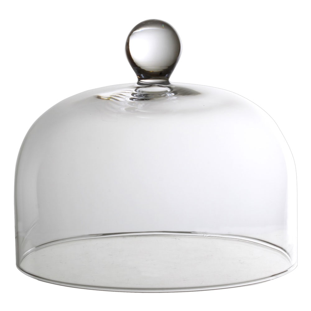 Avet campainha  para caixa ou prato de pastelaria vidro transparente diâmetro 18 cm altura 15,5 cm wz16-1440