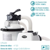 thumbnail of Depuradora de arena INTEX Krystal Clear 5.700 l/h 0,25 hp