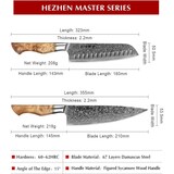 thumbnail of Hezhen - Damastmesser Set 5-teilig - B30 Master Serie