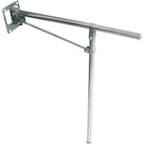 thumbnail of Barra abatible de Acero inox brillo de 73Cm con soporte suelo.