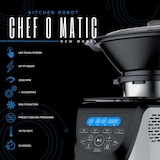thumbnail of Best Direct Chef O Matic Kitchen Robot, Küchenmaschine mit Kochfunktion, 1200 Watt, 3,00 l Schüssel, mit Dampfgaraufsatz, digitale Waage
