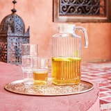 thumbnail of Pichet quadro avec bouchon  1,7 l blanc -  170.00 cl Transparent / Cristal Carré Verre Luminarc 12.00x9.00 cm