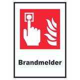 thumbnail of Brandmelder Schild A4 Rückseite selbstklebend
