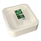 thumbnail of PAPSTAR 50 Siegelschalen, Zuckerrohr 1400 ml 4,2 cm x 24,5 cm x 26,5 cm weiss