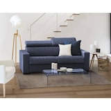 thumbnail of Dmora Schlafsofa Aida, Großes 2-Sitzer-Sofa, 100% Made in Italy, Wohnzimmersofa mit drehbarer Öffnung, Cm 180x95h85, Blau
