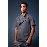 thumbnail of Chef Works® Kochjacke SPRINGFIELD Cool Vent™, Reißverschluss, Indigo Blue, Größe S