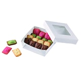 thumbnail of FHC - 250Pcs - Boite "Kray" carrée carton blanc avec couvercle à fenêtre - 115x115x40mm, 350ml
