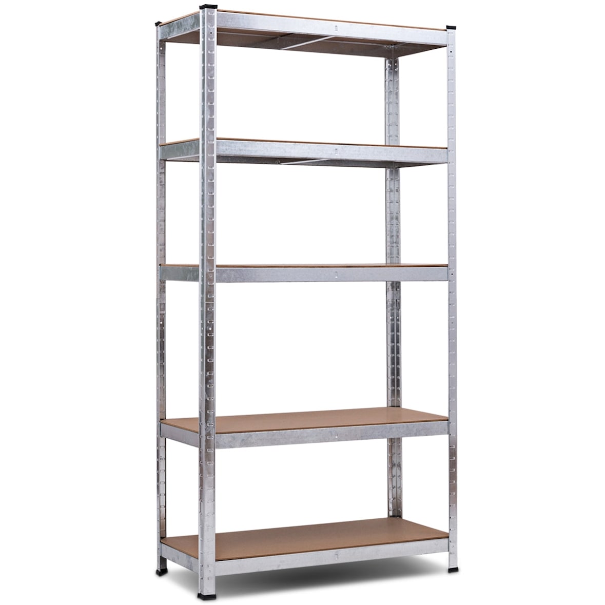 Helloshop26 - Garagenregal 90 x 40 x 180 cm max. Belastung 175 kg modern multifunktional aus verzinktem Stahl und MDF 20_0012053