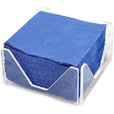 thumbnail of Hostelnovo - Porte-serviettes de cocktail en méthacrylate transparent + 75 serviettes bleues