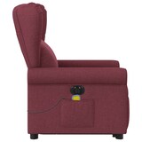 thumbnail of vidaXL Elektrischer Massagesessel mit Aufstehhilfe Weinrot Stoff