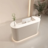 thumbnail of Bancone Reception Negozio Cassa Salone Beige 160×60 cm【M Tiaowen 160】