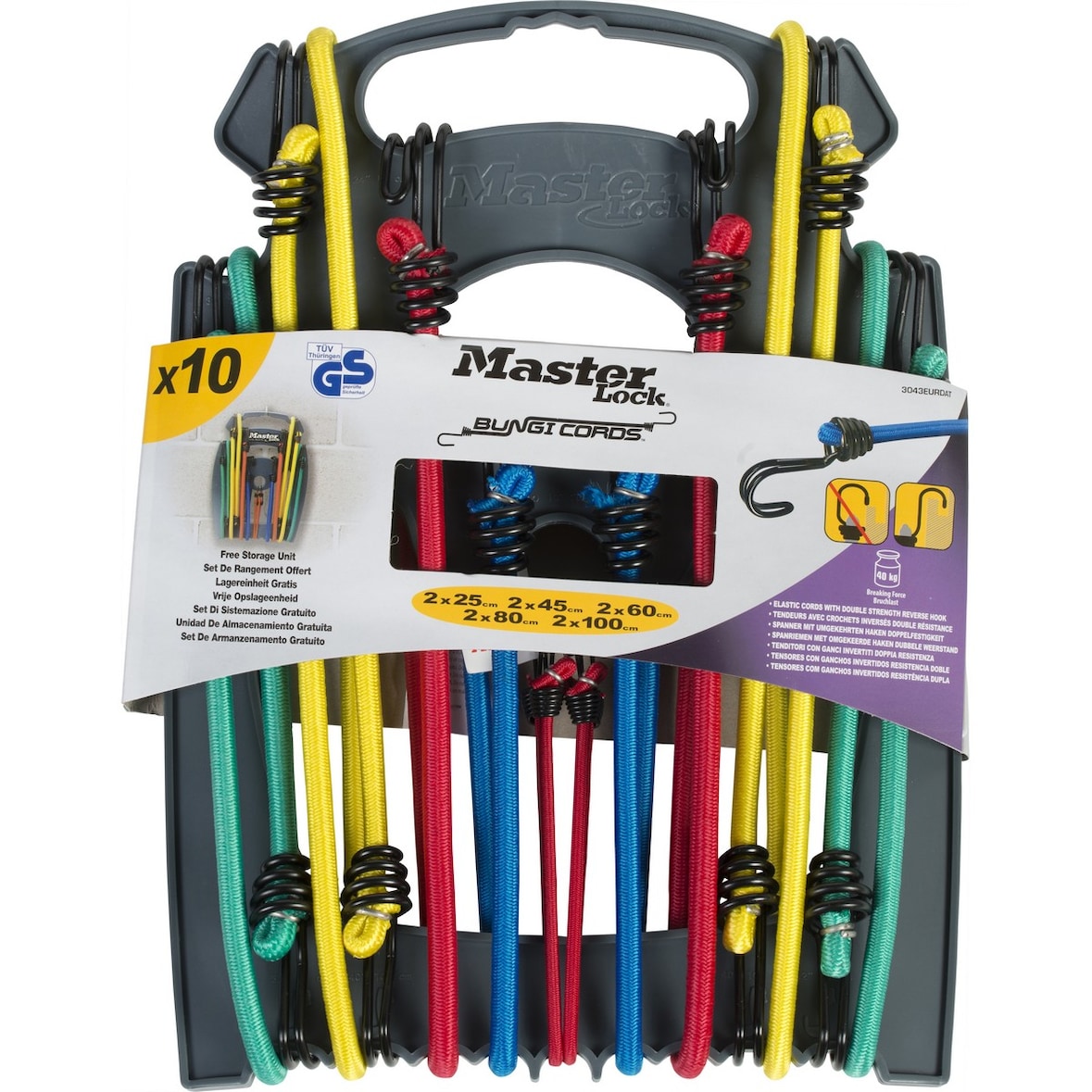 Master Lock H0100EURHRO Feuer- und Wasserfeste Sicherheitskassette, klein mit Zylinderschloss