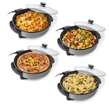 thumbnail of TRISTAR Paellera Multifunción, 30 cm, Termostato regulable, Recubrimiento antiadherente, Tapa con válvula de vapor, Base antideslizante, 1500 W