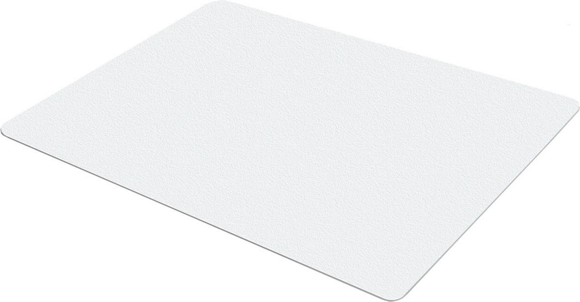 Björn&Schiller Bodenschutzmatte 100 x 120 cm Kratzschutz Schreibtischunterlage, Transparent, Rutschfeste Bürostuhlunterlage, Bodenmatte