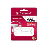 thumbnail of Transcend JetFlash TS128GJF730 USB-Stick 128 GB USB Typ-A 3.2 Gen 1 (3.1 Gen 1) Weiß