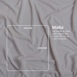 thumbnail of Kuscheldecke Mikrofaser Flausch 220x240cm - Sekt