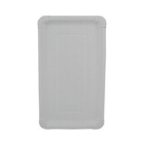 thumbnail of ABC Pak 250 Teller, Pappe [rc] eckig 19 cm x 33 cm weiss (95333, 2x125 Stück)