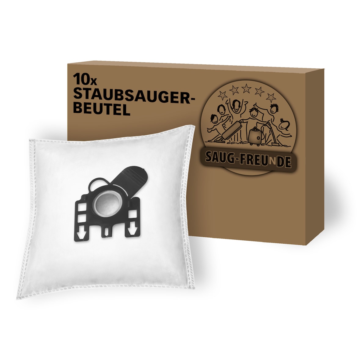 SAUG-FREUnDE I 10 Staubsaugerbeutel ähnlich zu MIELE S 8-Baureihe S8…, S 8990, EcoLine (SF-MI1)