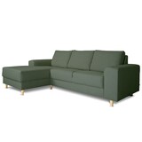 thumbnail of Nordic Sofa mit Chaiselong links gewendet grün.