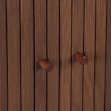 thumbnail of Meuble TV scandinave rectangulaire 2 portes L150 cm effet bois foncé