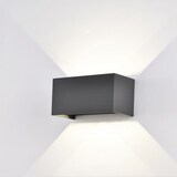 thumbnail of Aplique de Pared Exterior LED Mantra Davos Gris Oscuro 24W 2700k IP54 Disable