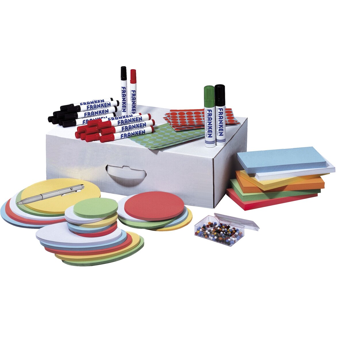 Franken UMMB X-tra!Line® Moderationsbox - Grundausstattung, 1.000 Teile