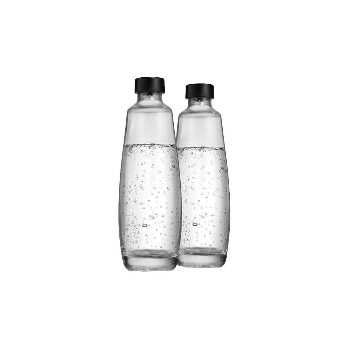 SodaStream 2 Glas-Flaschen 1L Twinpack, für SodaStream DUO, Ersatzglasflaschen