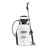 thumbnail of Spruzzatore a pressione da 5 l per prodotti aggressivi, trattamento del giardino, diserbo + lancia, 4 ugelli e cinghia di trasporto VITO