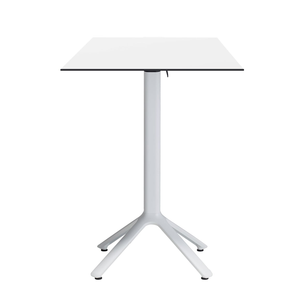 Restootab - Table haute pliable Nemo blanche pour intérieur/extérieur 60x60