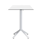 thumbnail of Restootab - Table haute pliable Nemo blanche pour intérieur/extérieur 60x60