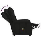 thumbnail of vidaXL Massagesessel Schwarz Stoff