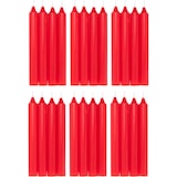 thumbnail of COM-FORT HOUSE- Vela de mesa Roja - Pack velas de 24 Unidades - Velas Decorativas Sin Perfume - Velas para tu Hogar