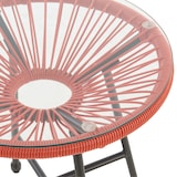 thumbnail of SVITA TULUM Balkon-Möbel 3-tlg. Garten-Möbel Set Balkonstühle mit Tisch Terracotta Orange