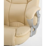 thumbnail of Poltrona regolabile e girevole da Ufficio Presidenziale direzionale ergonomica Modello Silky in ecopelle colore beige