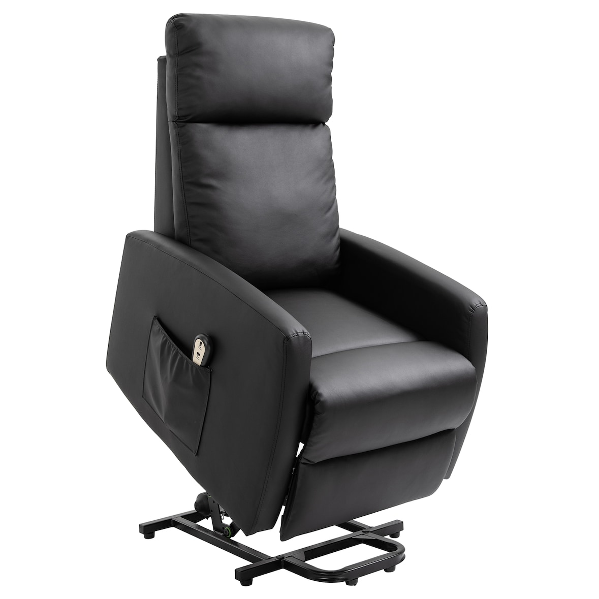 Sillón Levanta Personas Sillón Relax Eléctrico Sillón Elevador Reclinable 145° con Control Remoto Reposapiés para Personas Mayores 67x95x105 cm