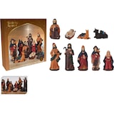 thumbnail of Krippenfiguren Weihnachtskrippe Weihnachten 9tlg 15cm Polystone Krippe Figuren