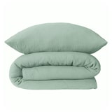 thumbnail of Schiesser Bettwäscheset Molly - Musselin - 2-teilig - 135 x 200 cm - Hellgrün