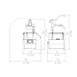 thumbnail of SAMMIC Cortadora de hortalizas capacidad 600 Kg/h mod. CA-4V. Velocidad variable y tecnología brushless.