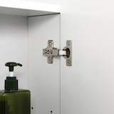 thumbnail of Mueble de baño con espejo mueble de pared para baño con 3 puertas y estantes internos ajustables 70x15x60 cm