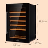 thumbnail of Klarstein Vinsider 52 Built-In Uno Einbau-Weinkühlschrank 52 Fl 137Ltr Edelstahl Schwarz