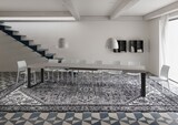 thumbnail of Ausziehtisch 140/400x90 cm Tecno Kaschmir Beine anthrazit