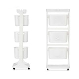 thumbnail of San Ignacio  KINVARA- Verdulero con ruedas de 3 Alturas 42x33x11 cm Blanco