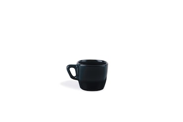 Excelsa set de 6 tazas de café Eclipse de porcelana 7 cl negro