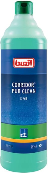 thumbnail of Buzil S 766 Corridor Pur Clean Bodenunterhaltsreiniger für PUR-Vergütungen 1 l Flasche