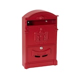 thumbnail of ARREGUI Residencia D-2151/R Buzón Exterior Vintage de Aluminio Tamaño M (Correo DIN A4 y Revistas), Buzón de Correo Mediano, Estilo Clásico, Rojo