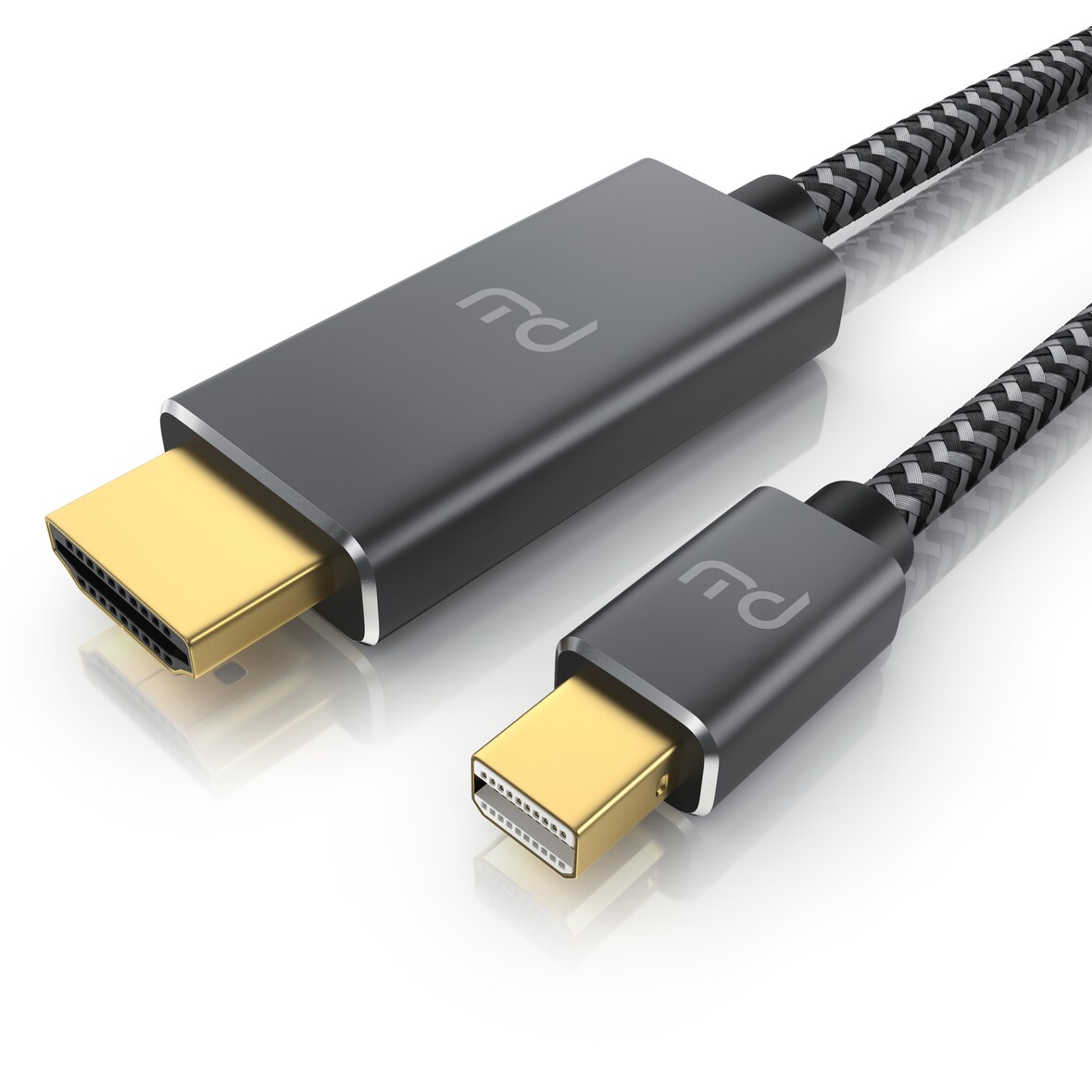 Primewire 4k Mini Displayport 1.4 zu Hdmi 2.0 Kabel - Mini DP Adapter - 4k@60Hz - Thunderbolt 1-2 - Audio und Video - für MacBook, Surface Pro, Lenovo