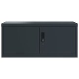 thumbnail of vidaXL Aktenschrank Anthrazit 90x40x110 cm Stahl