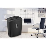 thumbnail of GENIE 580 Aktenvernichter 10 Blatt Partikelschnitt und CD Vernichtung schwarz